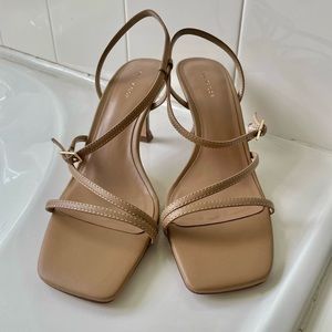 Ann Taylor strappy sandals heels